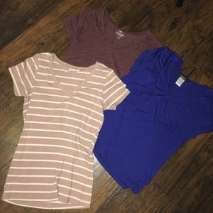 V-neck shirts